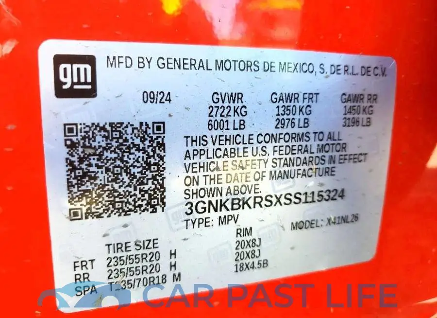 3GNKBKRSXSS115324# 14
