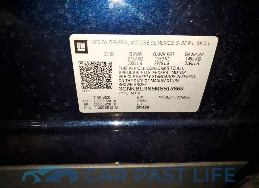 3GNKBLRS5MS513663# 13