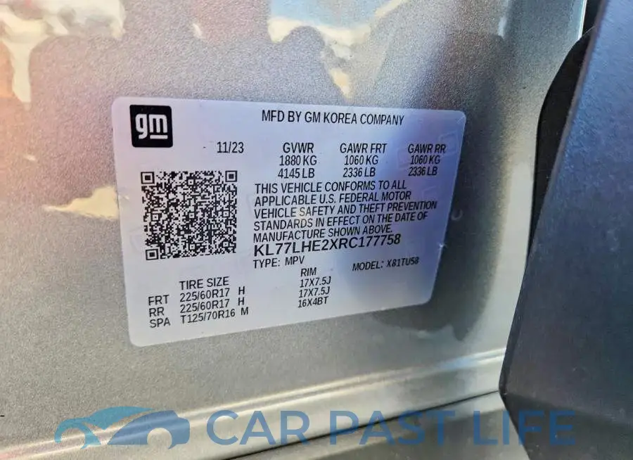 KL77LHE2XRC177758# 13