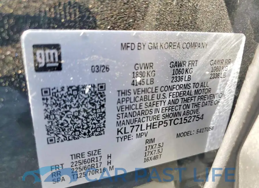KL77LHEP5TC152754# 14