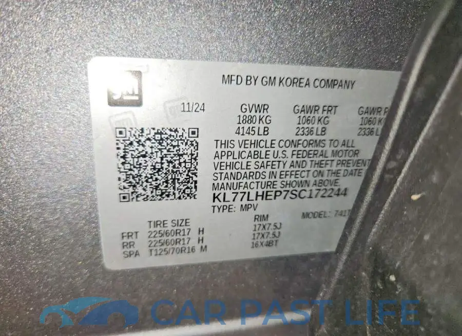 KL77LHEP7SC172244# 13