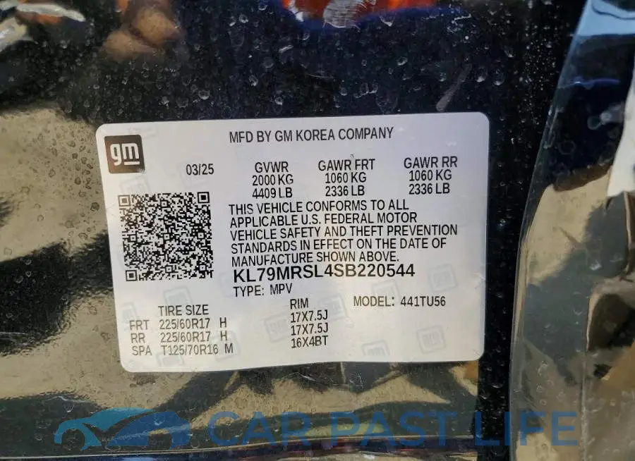 KL79MRSL4SB220544# 14