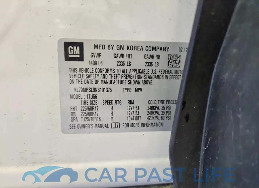KL79MRSL9NB101375# 13