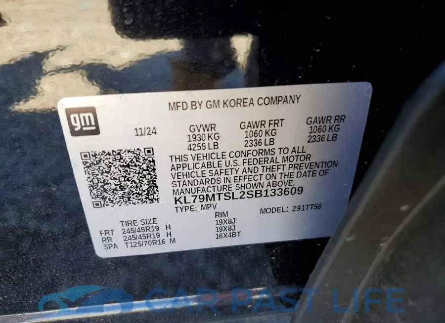 KL79MTSL2SB133609# 12