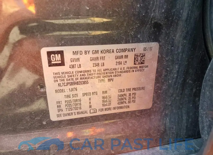 KL7CJPSB9HB203855# 13
