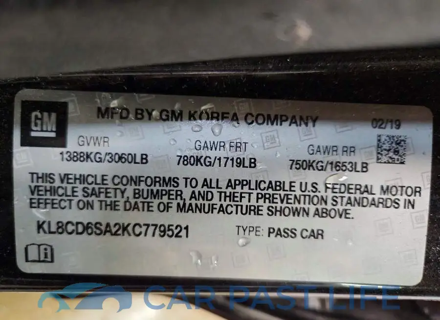 KL8CD6SA2KC779521# 13
