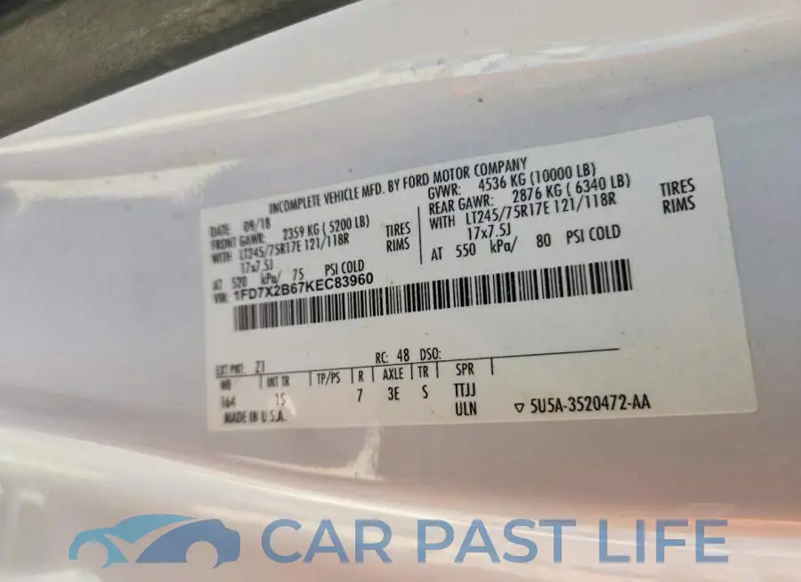 1FD7X2B67KEC83960# 12
