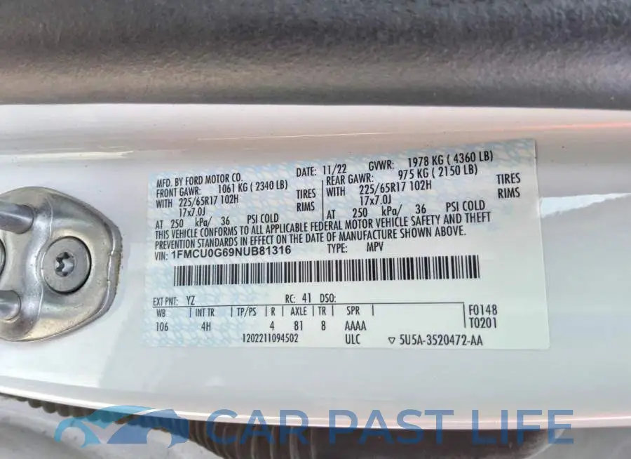 1FMCU0G69NUB81316# 13