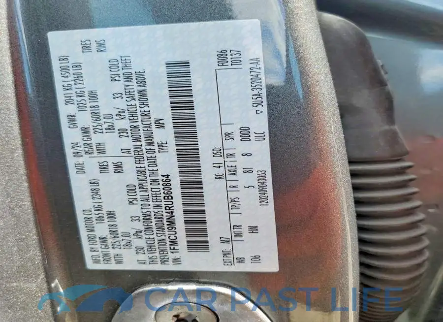 1FMCU9MN4RUB60864# 14