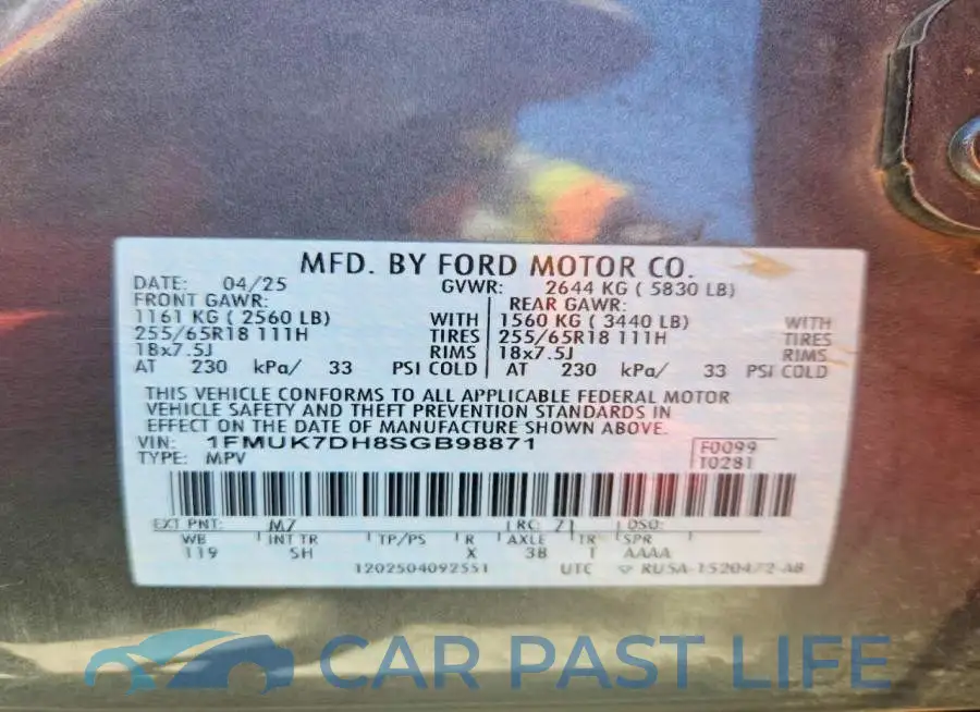 1FMUK7DH8SGB98871# 14
