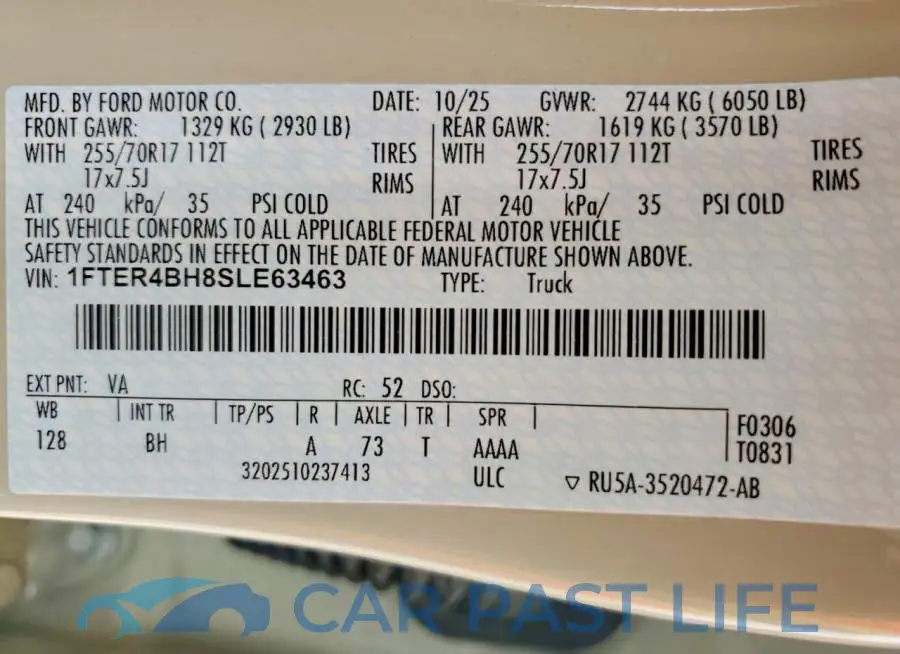 1FTER4BH8SLE63463# 13