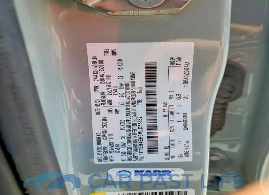 1FTER4EH5MLD55882# 12