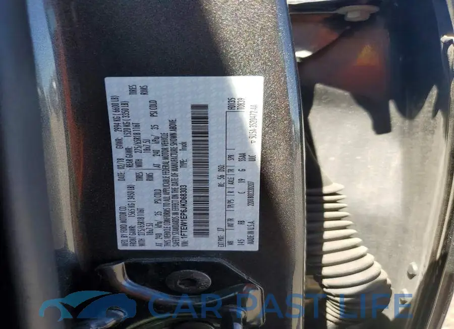 1FTEW1EP6JKD68303# 12