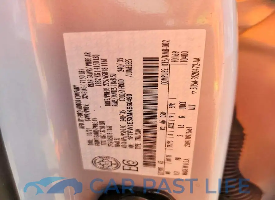 1FTFW1E5XMKE60490# 13