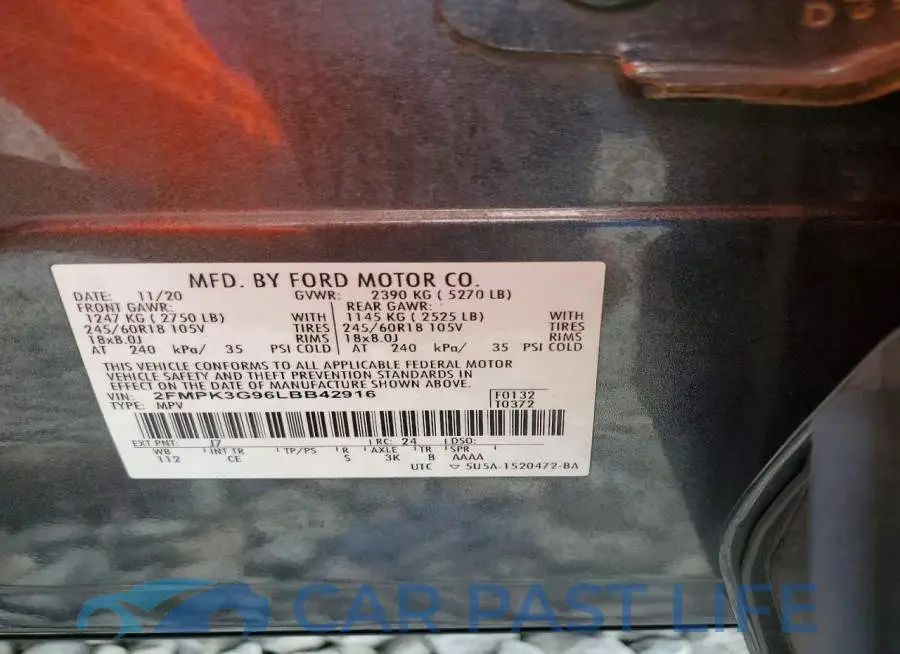 2FMPK3G96LBB42916# 13