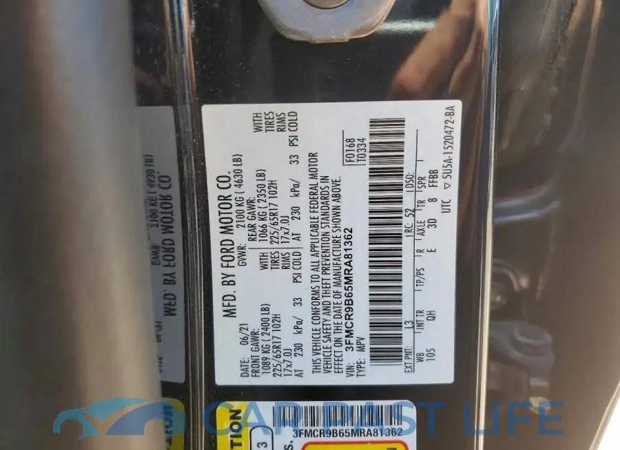 3FMCR9B65MRA81362# 13