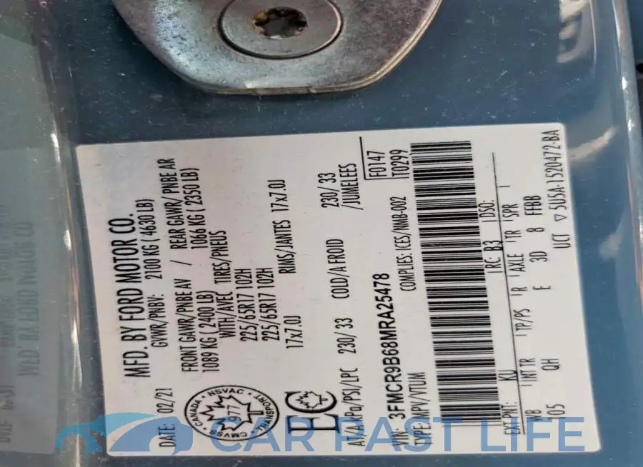 3FMCR9B68MRA25478# 12