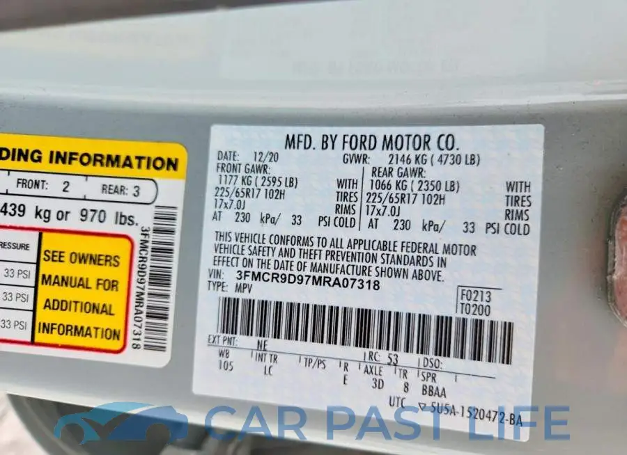 3FMCR9D97MRA07318# 13
