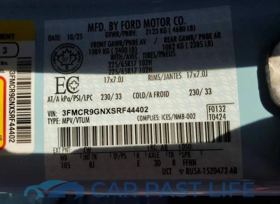 3FMCR9GNXSRF44402# 13