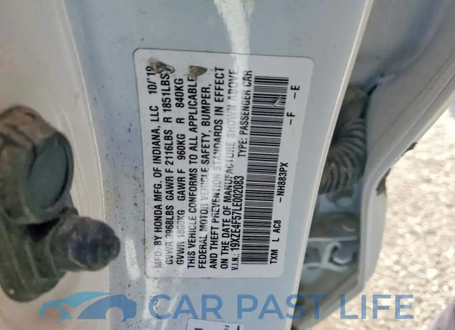 19XZE4F57LE002083# 12