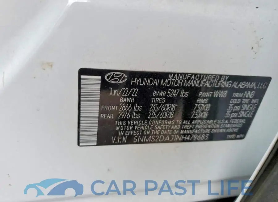 5NMS2DAJ1NH479683# 13