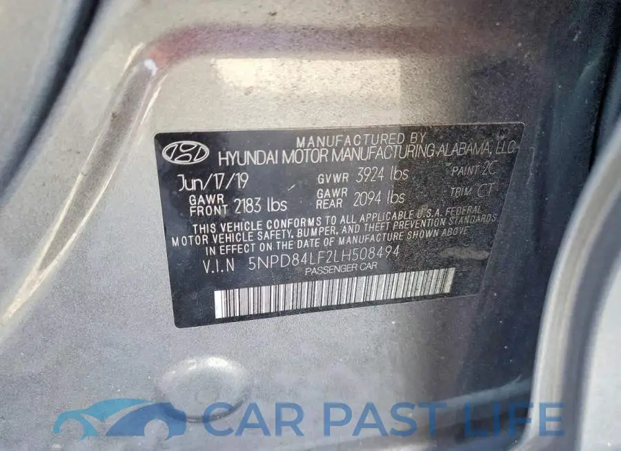5NPD84LF2LH508494# 12