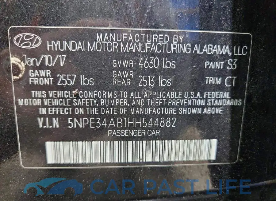 5NPE34AB1HH544882# 12