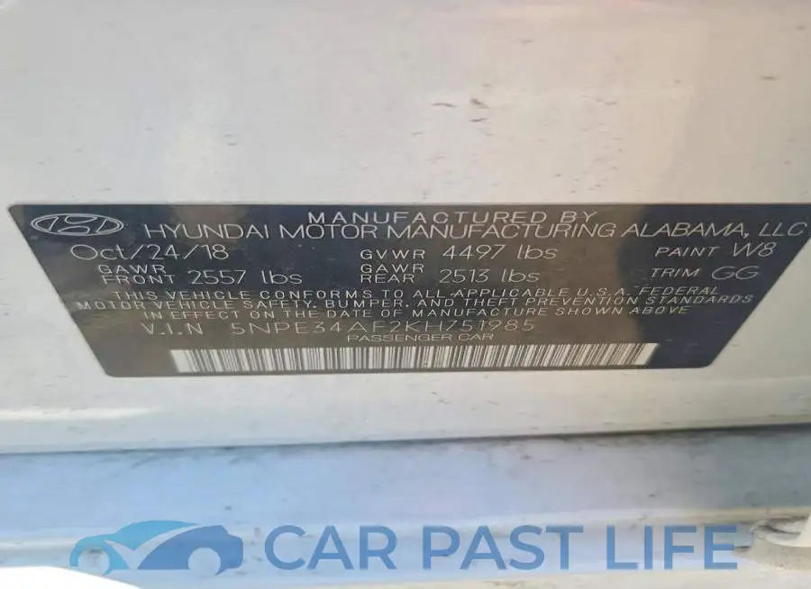 5NPE34AF2KH751985# 12