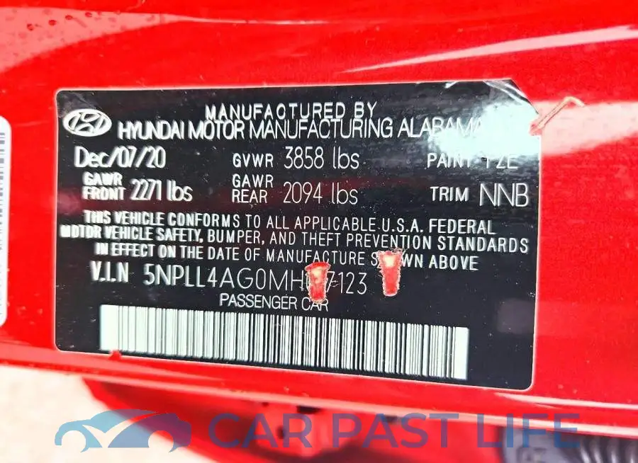 5NPLL4AG0MH017123# 13
