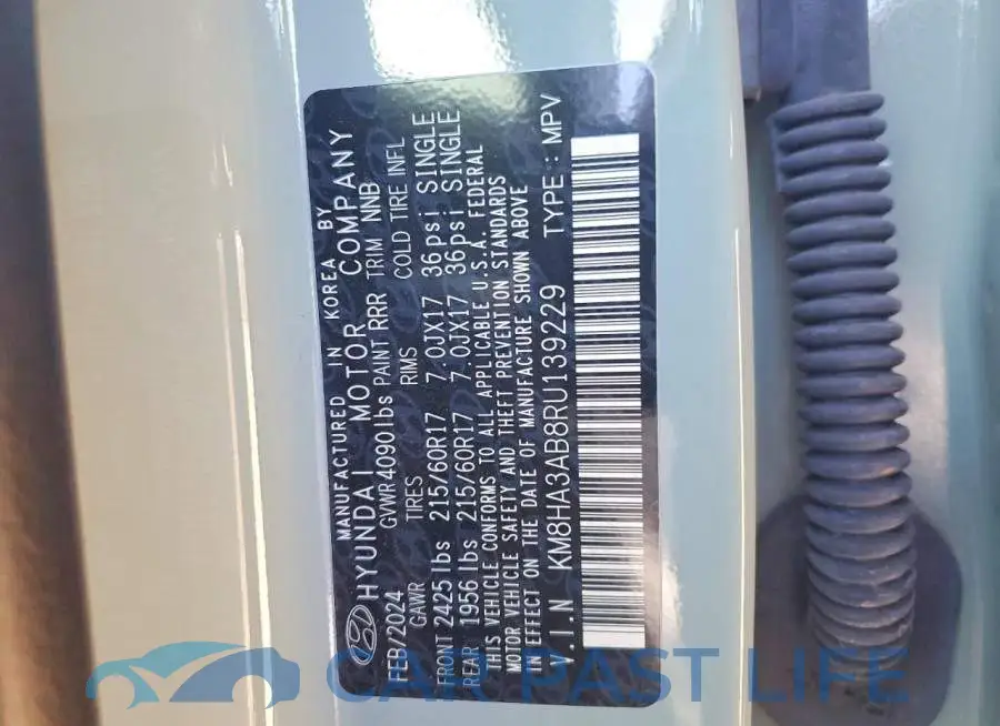 KM8HA3AB8RU139229# 13