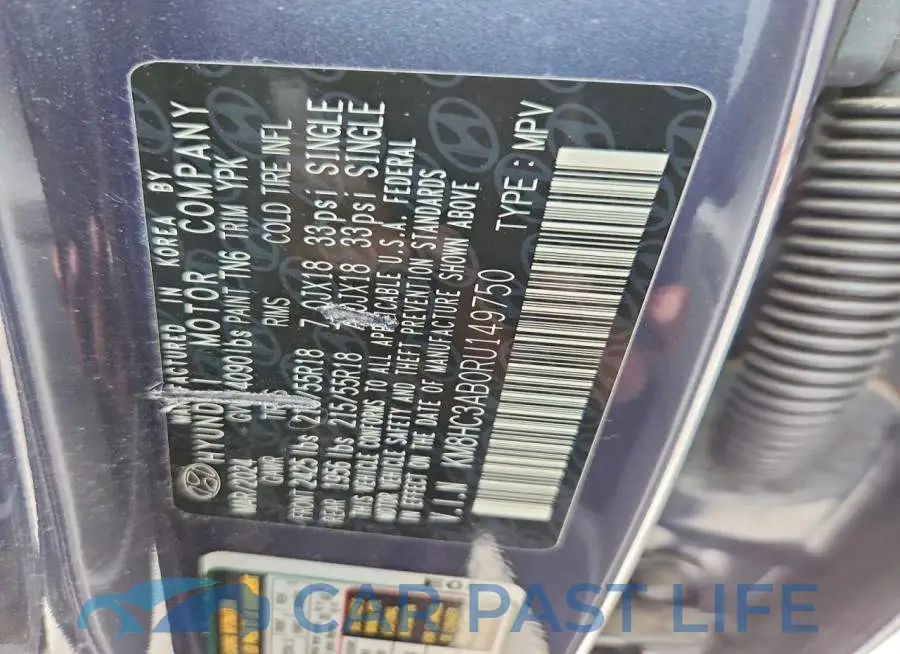 KM8HC3AB0RU149750# 13