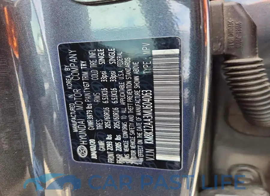 KM8K12AA3MU604063# 13