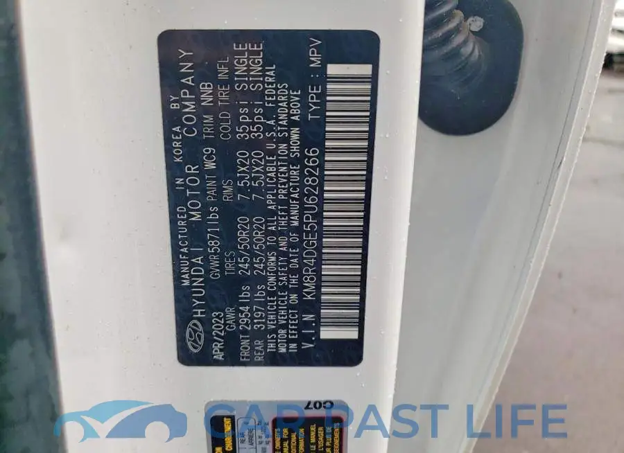 KM8R4DGE5PU628266# 13