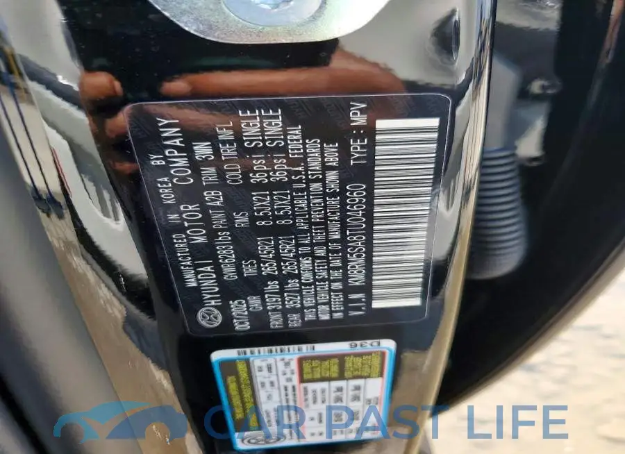 KM8RM5SA8TU046960# 12