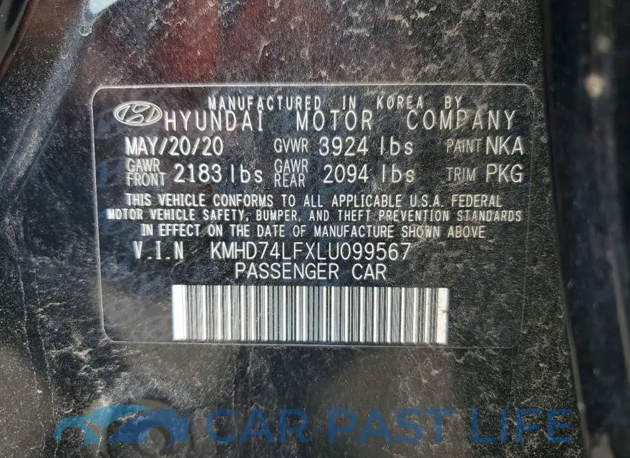 KMHD74LFXLU099567# 13