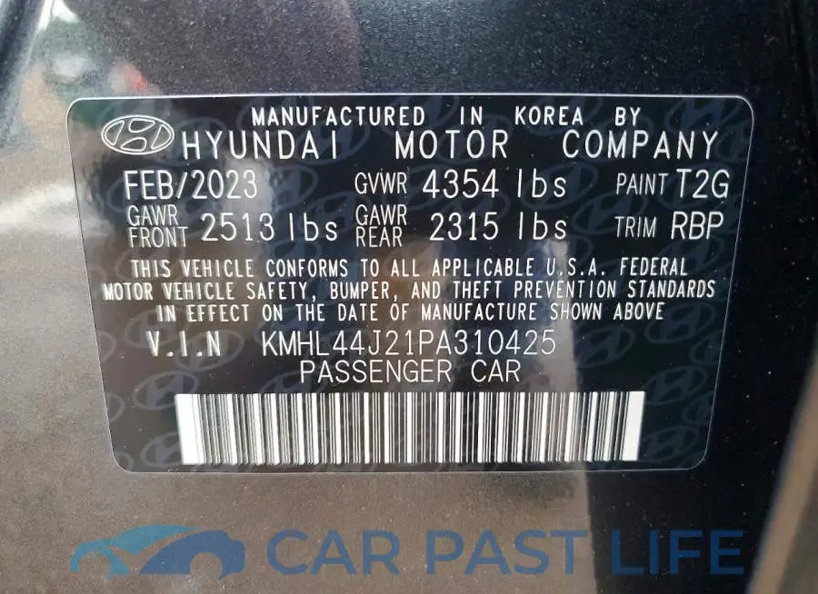 KMHL44J21PA310425# 13