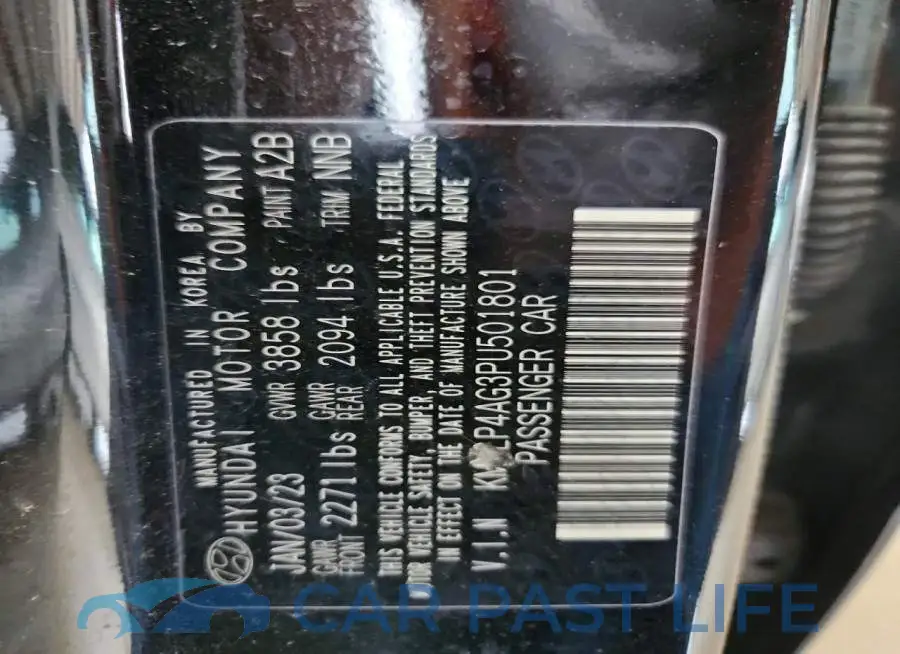 KMHLP4AG3PU501801# 13