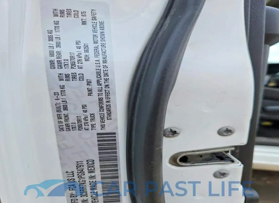 3C6RR7KG1PG647911# 12
