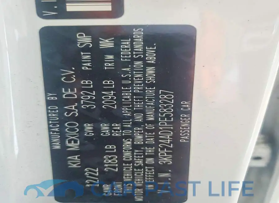 3KPF24AD1PE583287# 12