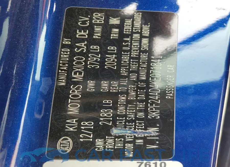 3KPF24AD4KE071841# 14
