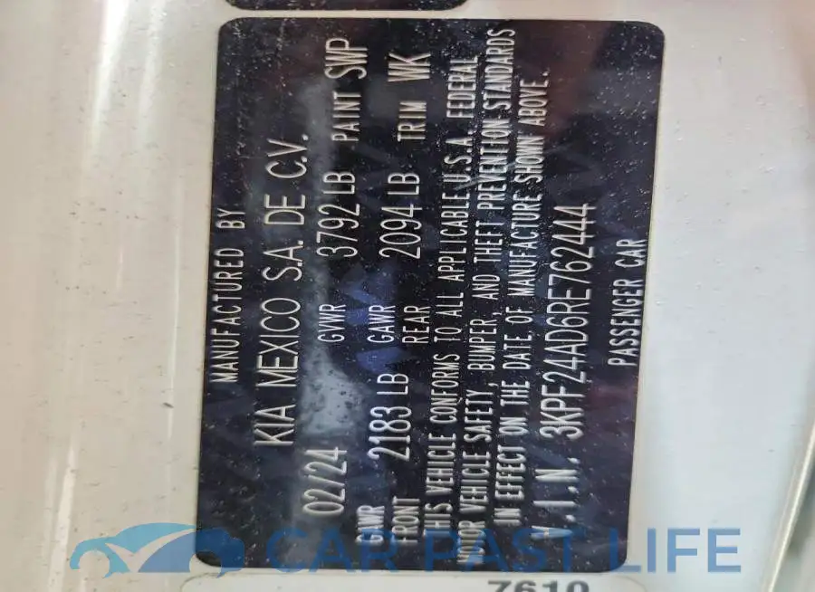3KPF24AD6RE762444# 13