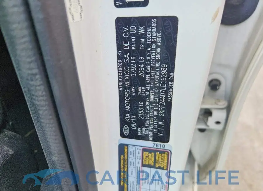 3KPF24AD7LE162989# 12