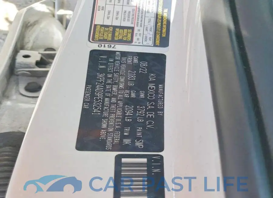 3KPF24AD9PE532541# 12