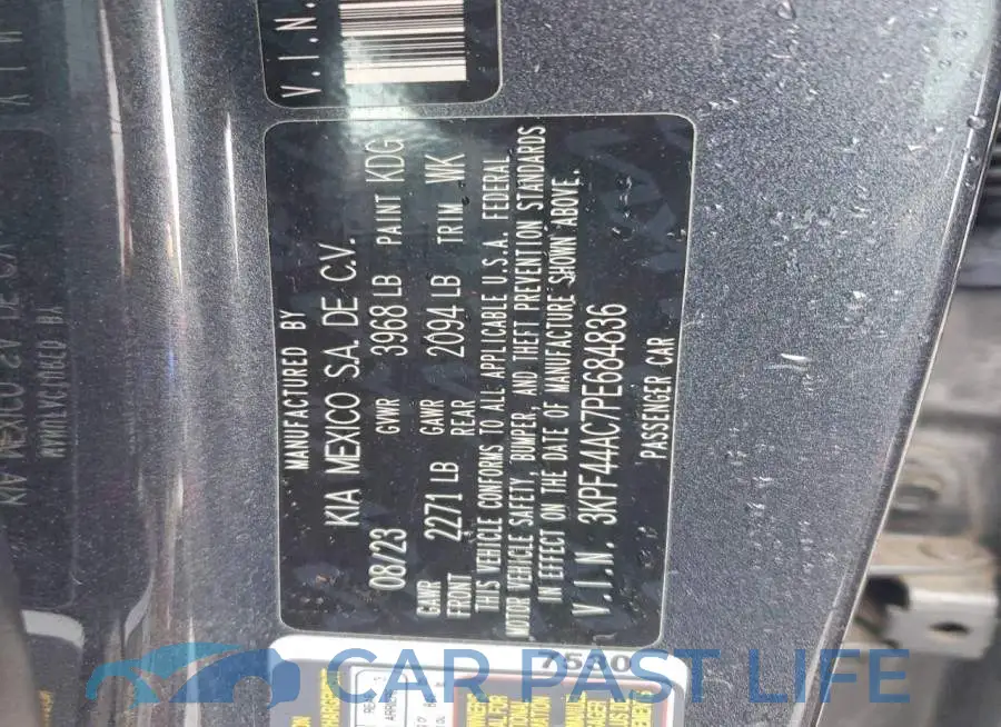 3KPF44AC7PE684836# 13