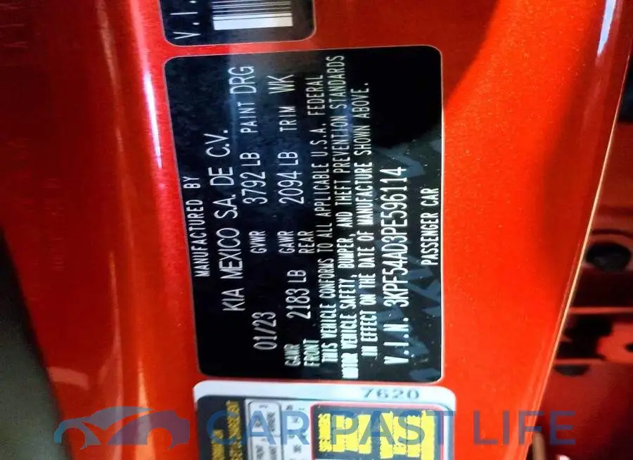 3KPF54AD3PE596114# 13