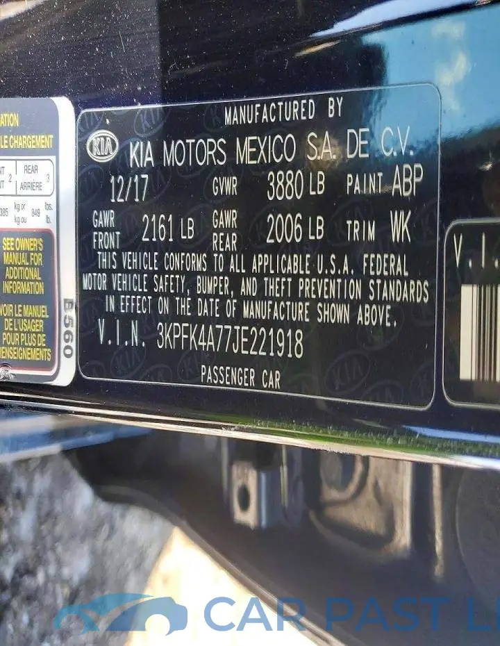 3KPFK4A77JE221918# 12
