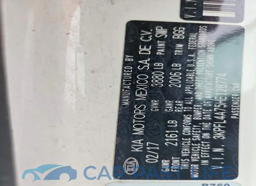 3KPFL4A75HE128774# 12