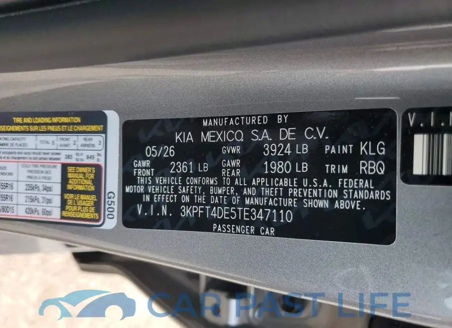 3KPFT4DE5TE347110# 12