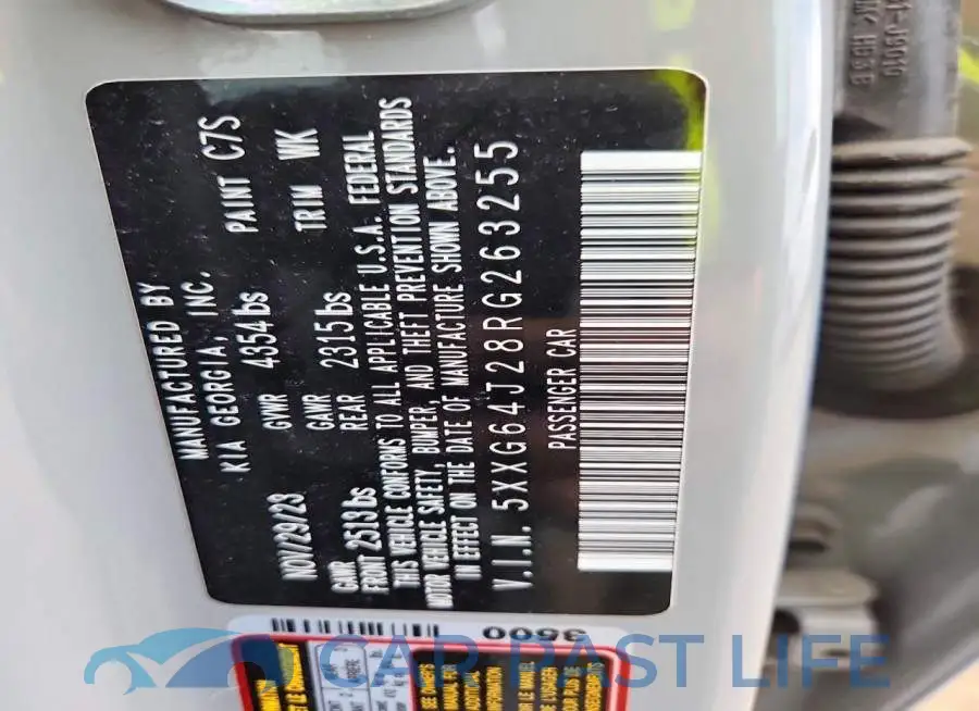 5XXG64J28RG263255# 12