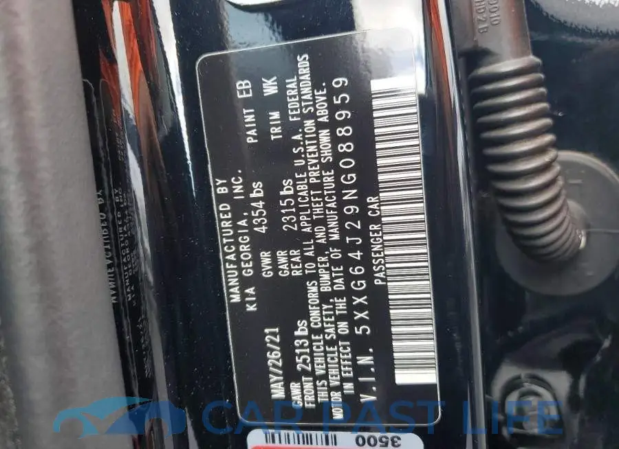 5XXG64J29NG088959# 12